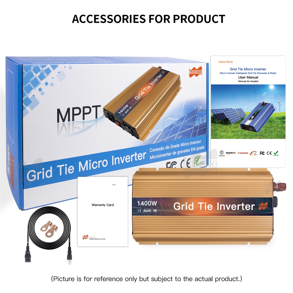 Micro Inverter 1400W Solar Grid Tie - 1000-1400W 그리드 타이 마이크로 태양광 인버터