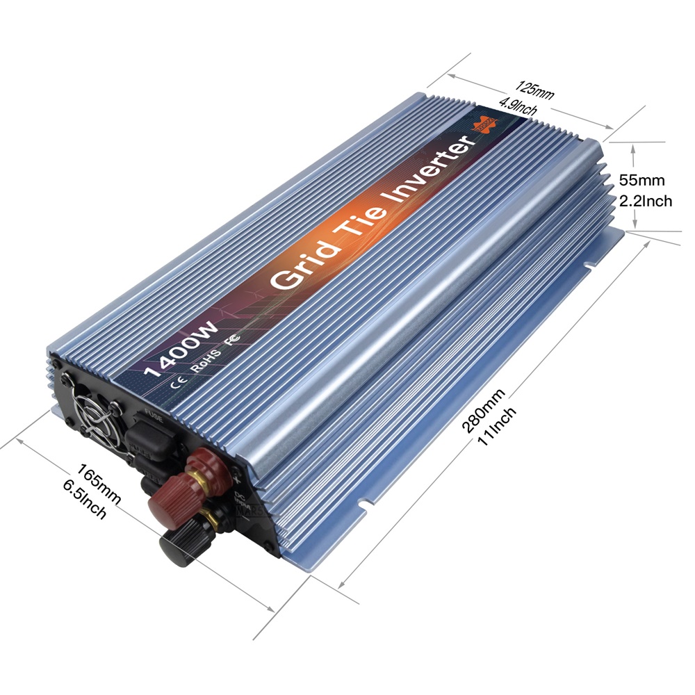 1400W 그리드 타이 마이크로 태양광 인버터 20-5 - Micro Inverter 1400W Solar Grid Tie 리뷰 및 가격